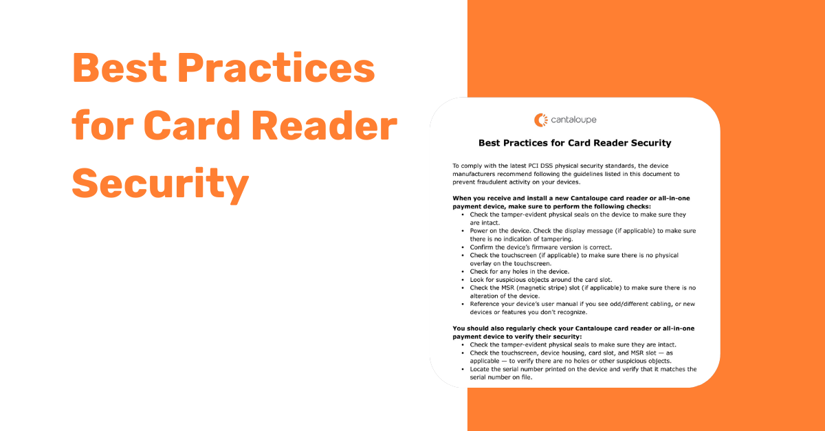 Best Practices for Card Reader Security