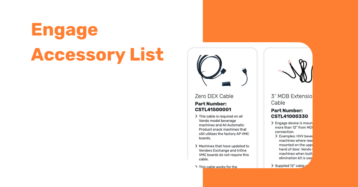 Engage Accessory List