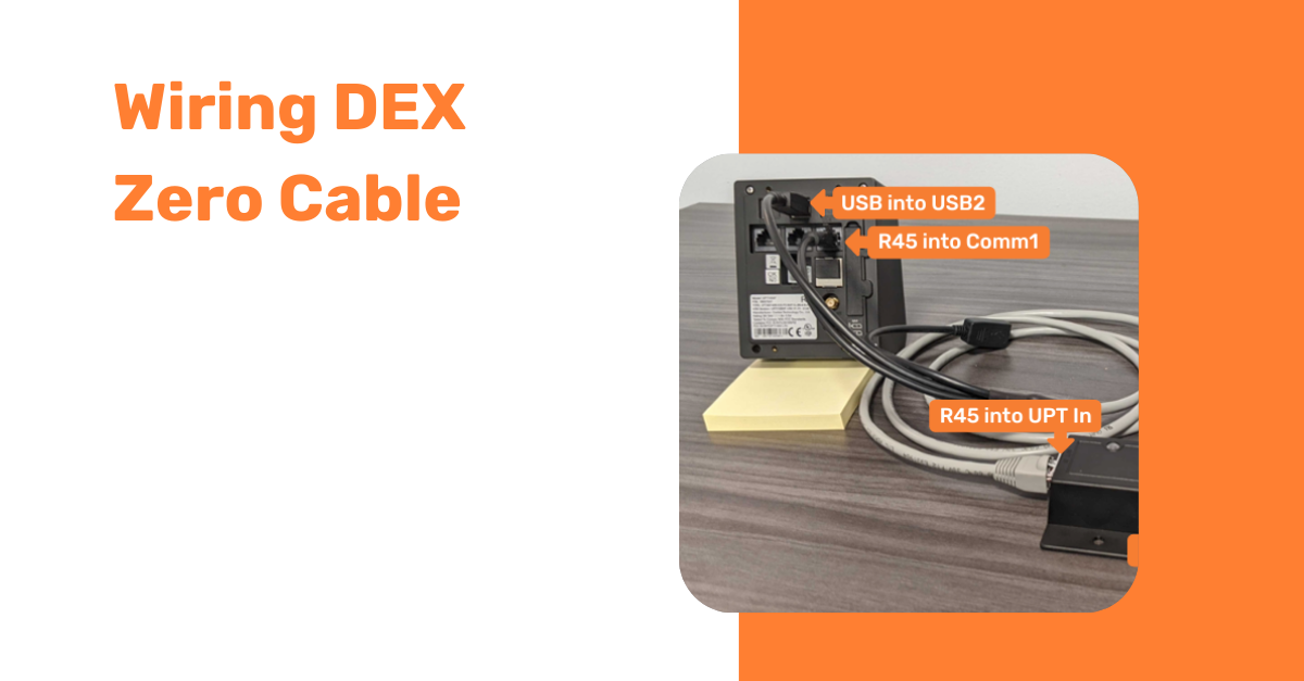 Wiring DEX Zero Cable