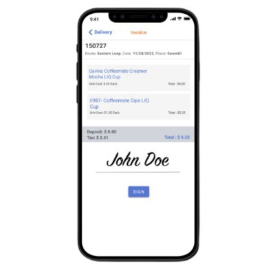 Cell phone with Seed Driver's signature feature.