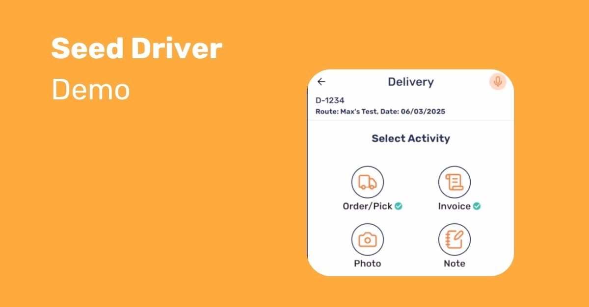 Seed Driver Demo