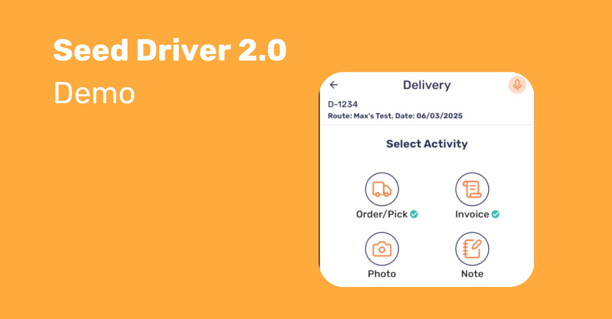 Seed Driver 2.0 Demo